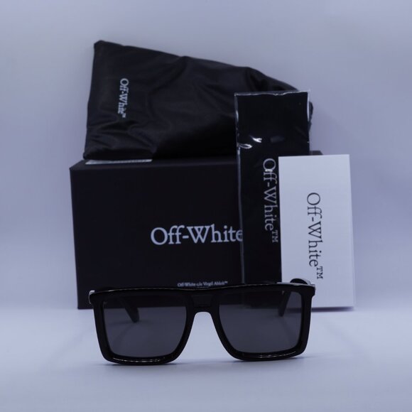 Off-White OERI13W STRATFORD 1007 Square Sunglasses – Black/Grey - Picture 2 of 9